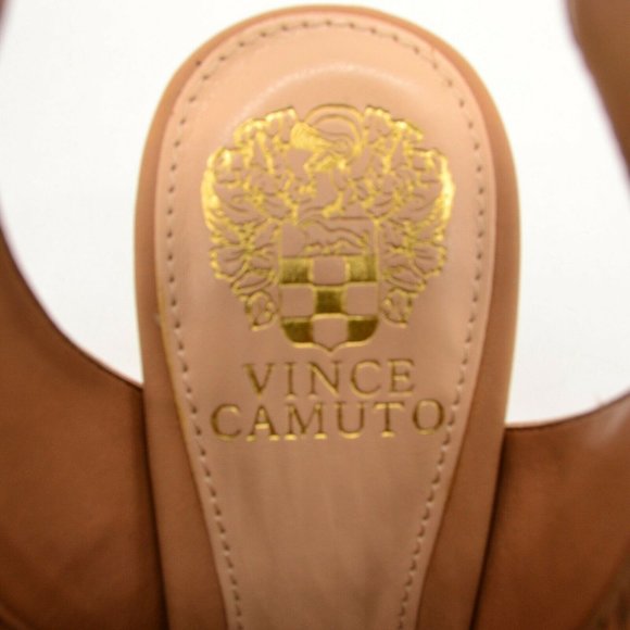 Vince Camuto Dastana Leather Peep Toe Sandals NEW - Picture 6 of 6